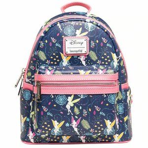 NWT Pink Tinkerbell Glow in the Dark Loungefly Backpack